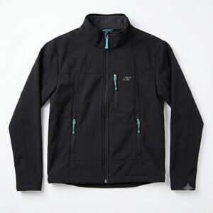 SOUTHERN TIDE Outer Banks Softshell Jacket Black Full Zip Mockneck Mens Small